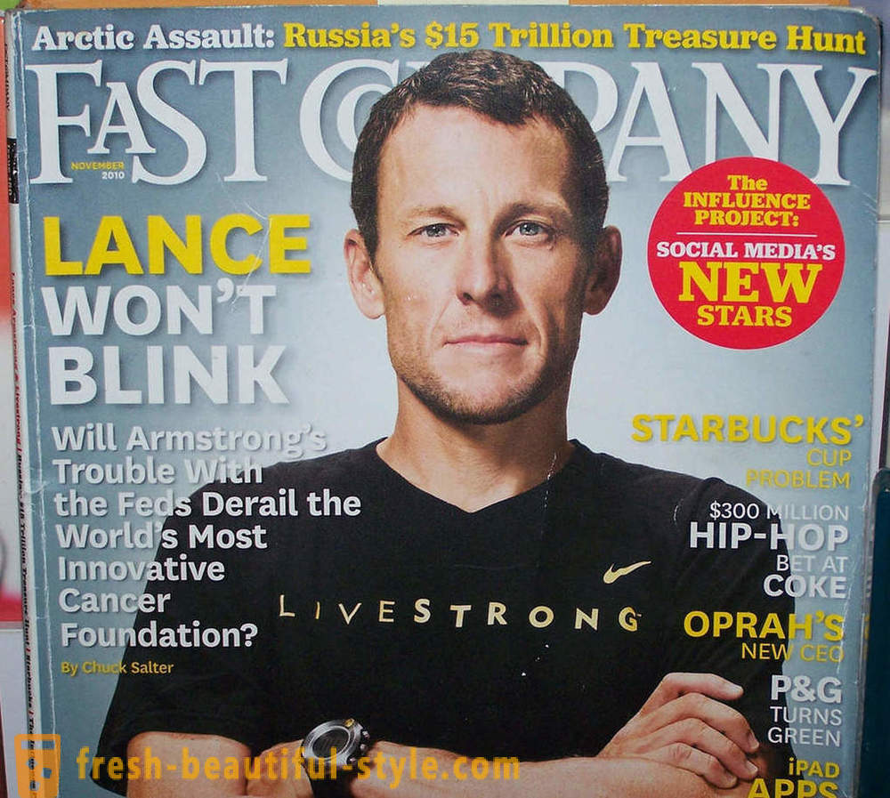 Ланс Армстронг: биография, кариера велосипедисти, борбата с рак и фото книги