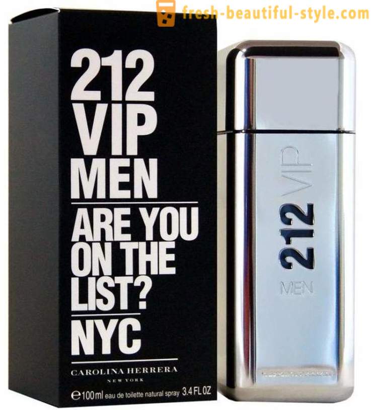 Тоалетна вода за мъже Carolina Herrera 212: аромат за мъже, описание и отзиви на клиенти