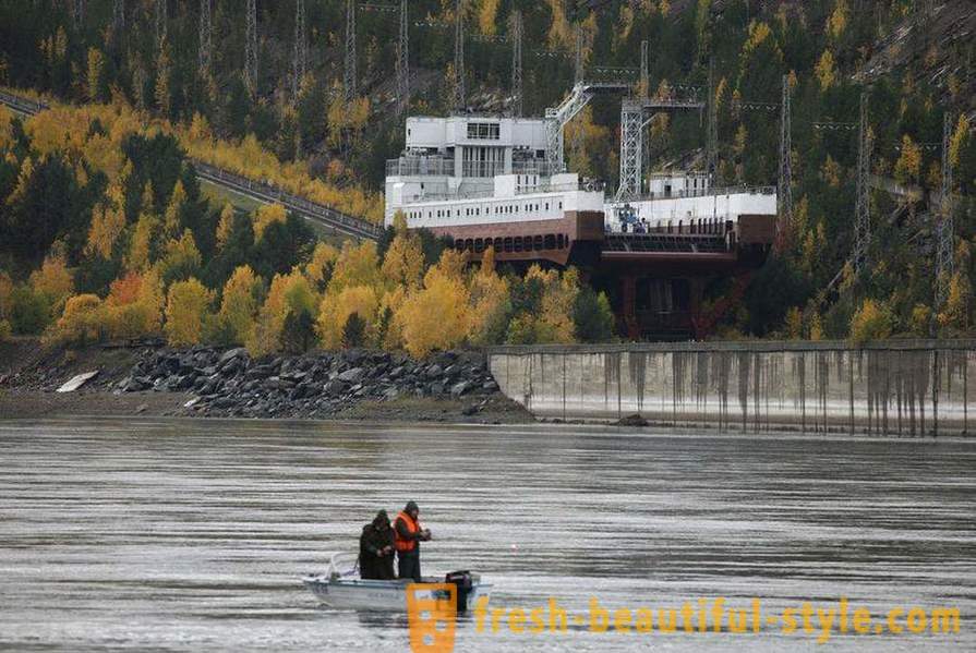 Красноярск резервоар - защитени места на Сибир