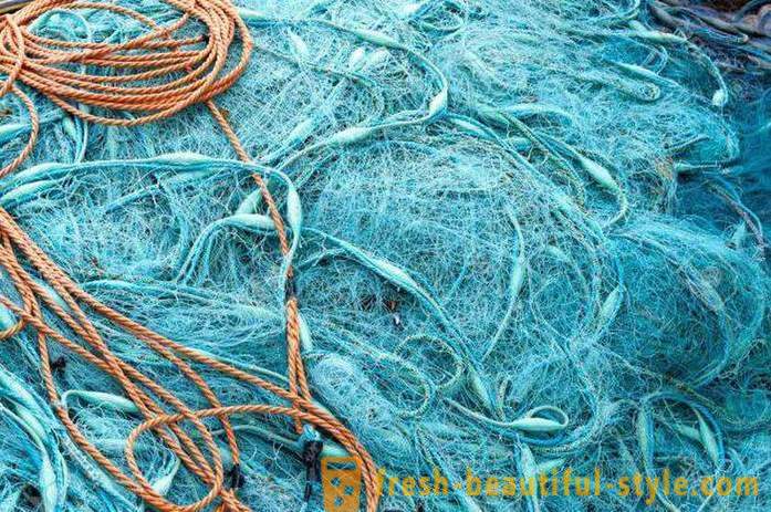 Финландските риболовни мрежи на въдицата trójścienna