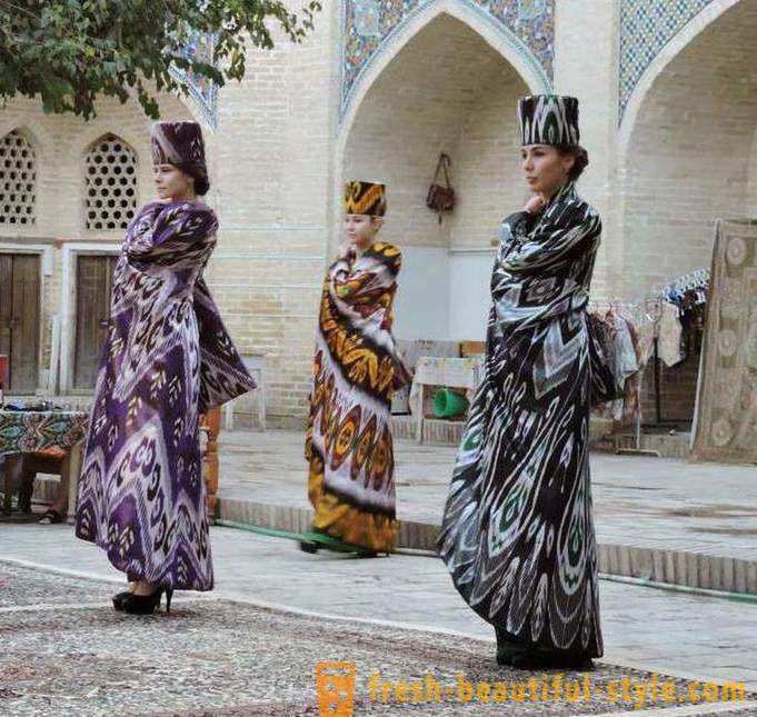 Узбекските рокли: отличителни черти