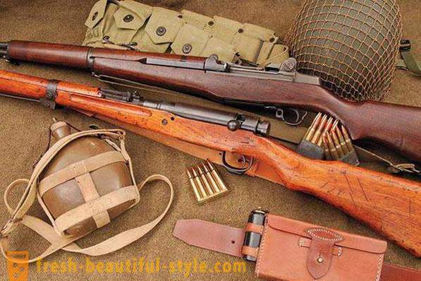 Американски оръжия на Втората световна война и модерен. Американски пушки и пистолети