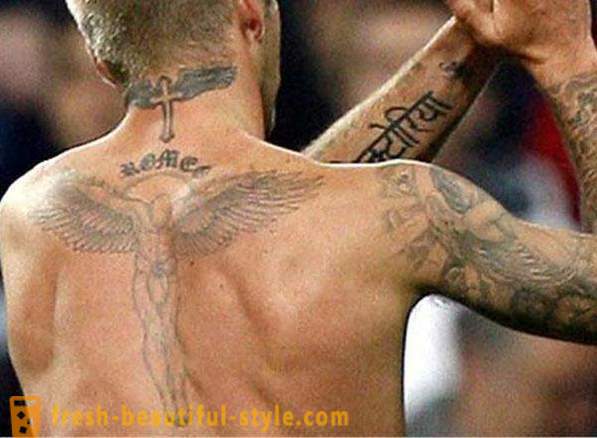 40 татуировка Бекъм: тяхното тълкуване и място на тялото