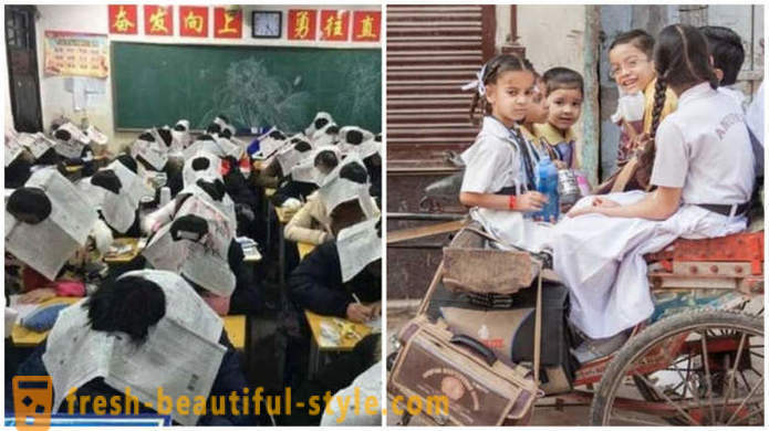 Странни традиции в различни страни училищата
