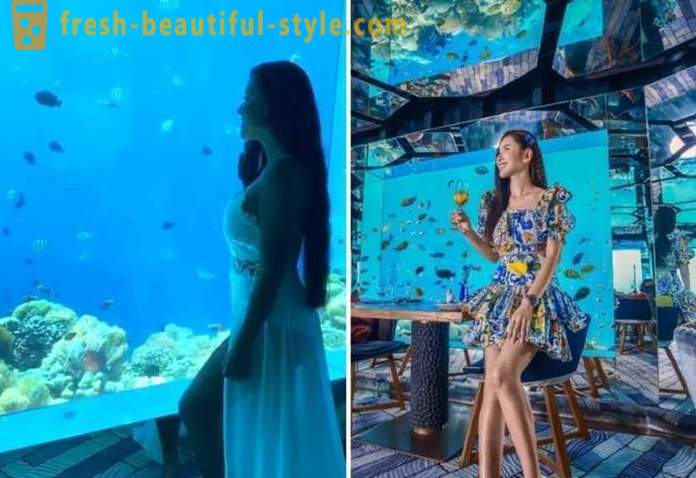 Луксозен подводен ресторант в Малдивите