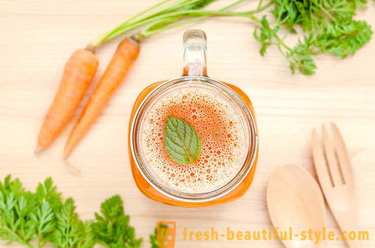 7 причини да добавите към диетата на вкусна и здравословна сок от моркови