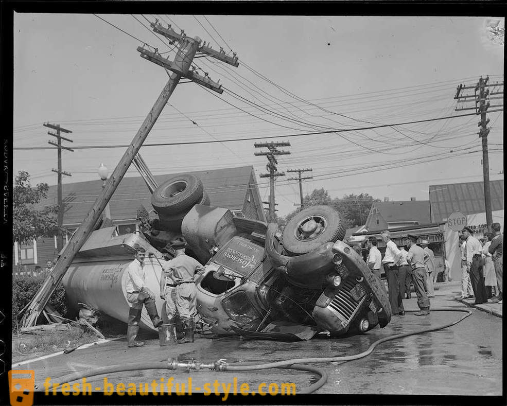 Фото колекция на произшествия по пътищата на Америка в годините 1930-1950