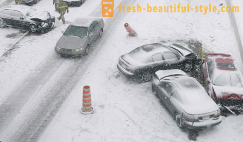 Как безопасно шофиране през зимата
