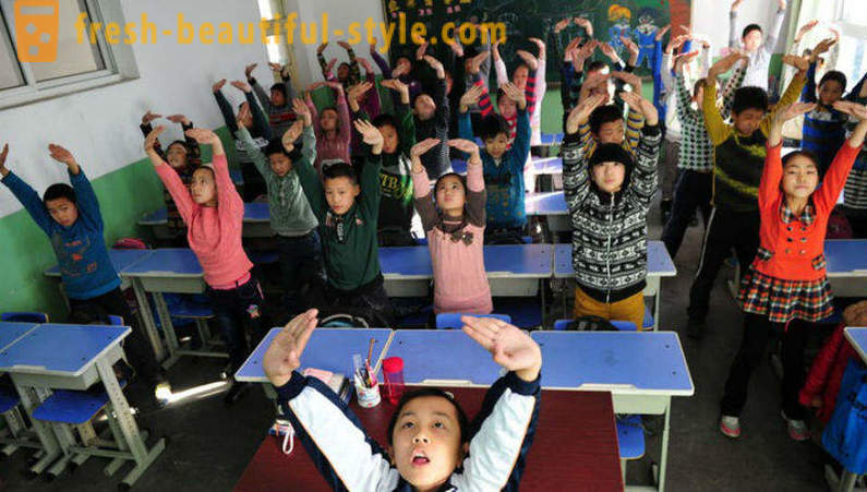 В Китай, новата система не отвлича вниманието на учениците