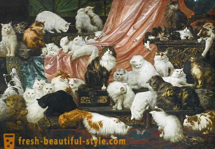 Топ 6 най-скъпите картини с котки