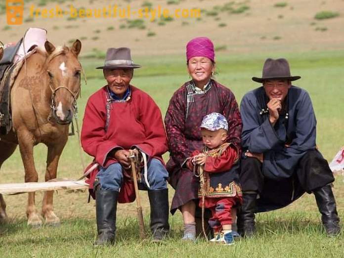 Както е модерно монголци живеят