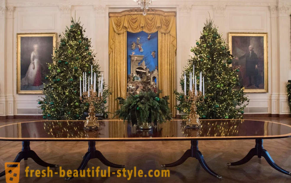 Как да украсят Белия дом за Нова година
