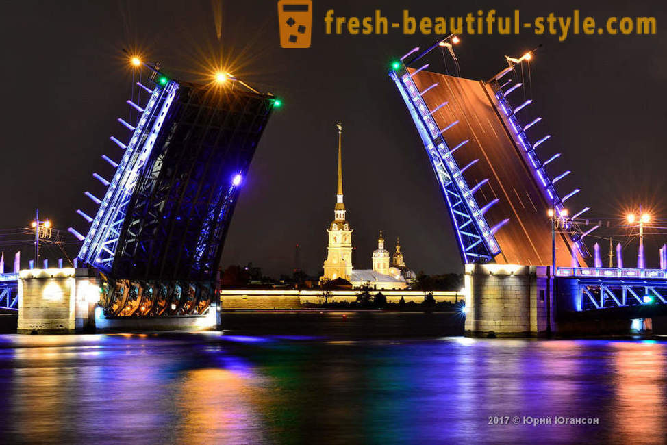 Вълшебната красота на Санкт Петербург мостове