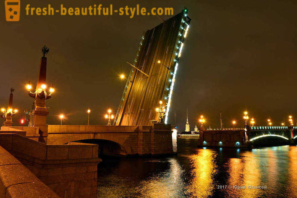 Вълшебната красота на Санкт Петербург мостове