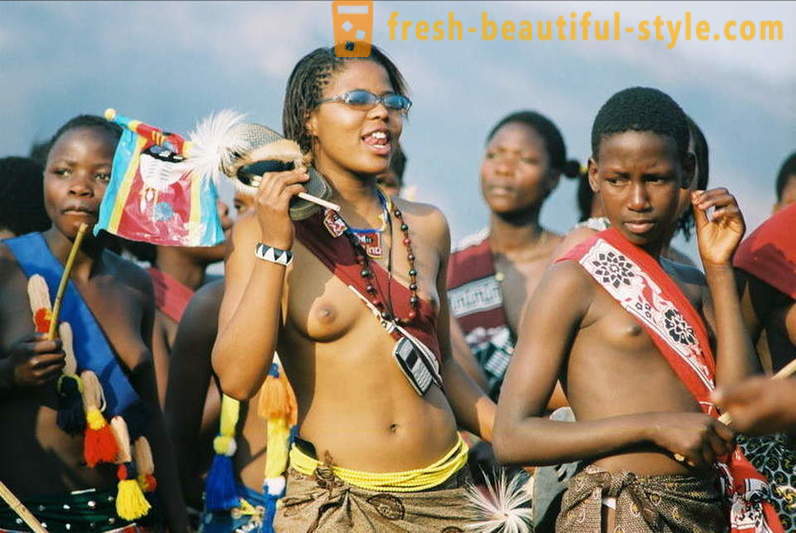 Парадът на девственици в Свазиленд през 2017 г.