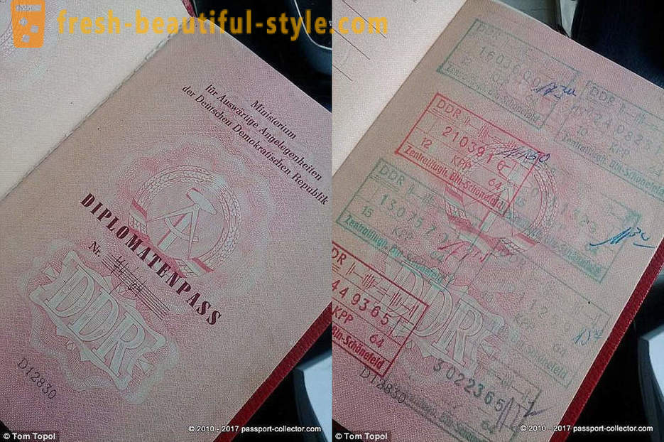 Редки паспортните държави, които вече не съществуват