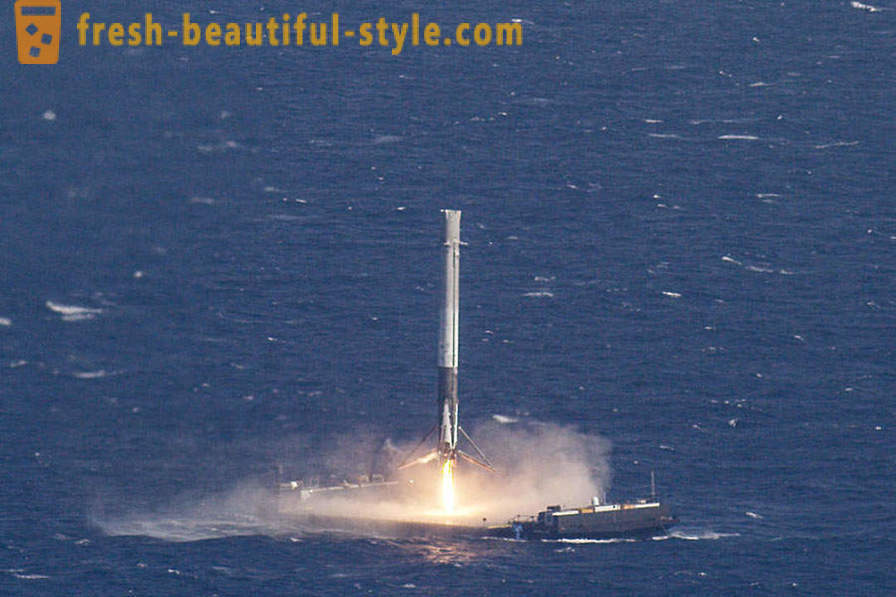 Falcon-9 полет и кацане