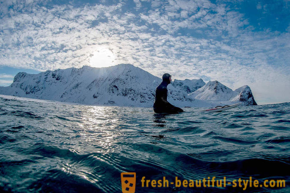 Extreme арктическите сърфистите