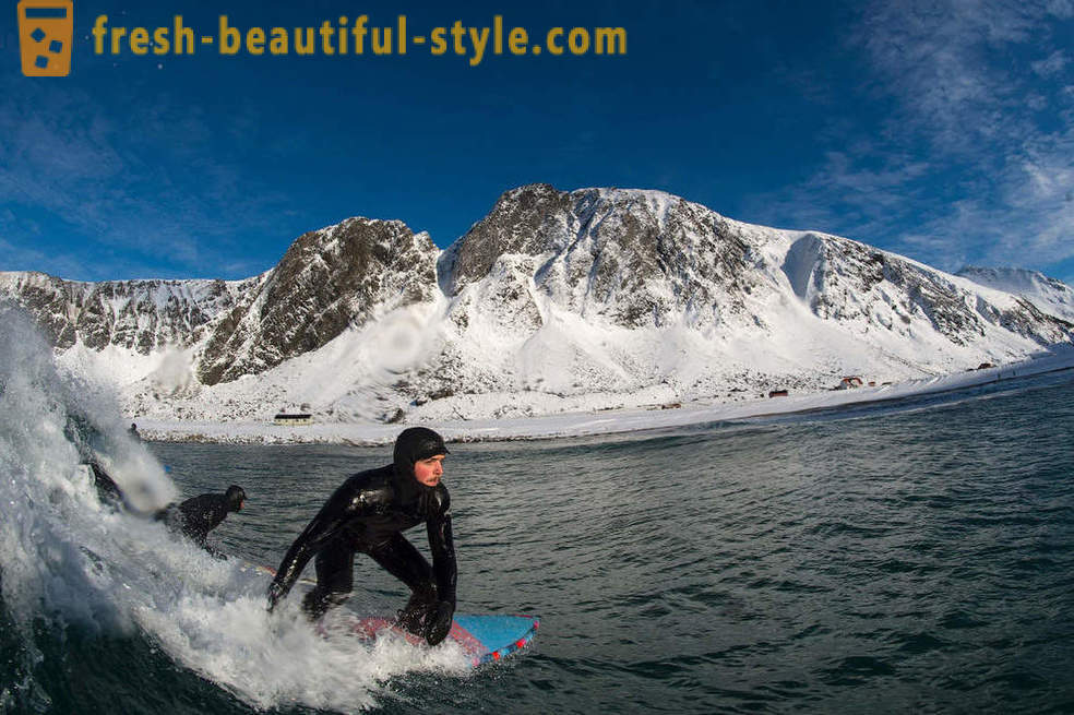 Extreme арктическите сърфистите