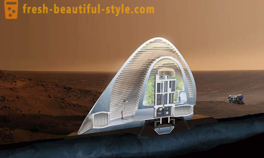 Къща на Марс, което е точно за изграждане на