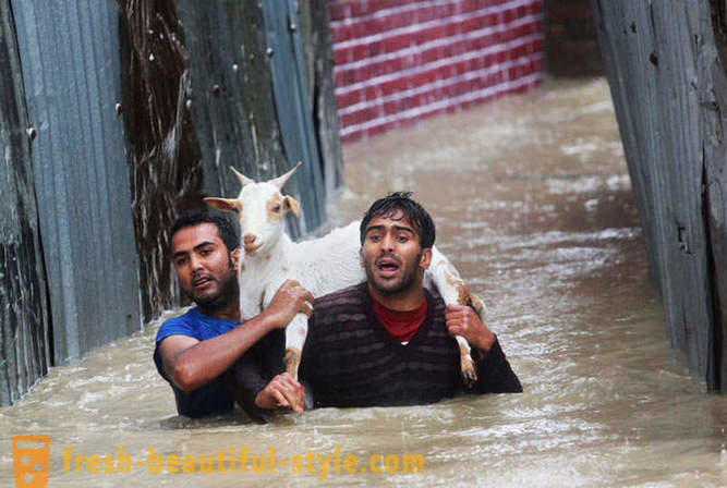 Исторически наводнения в Индия и Пакистан