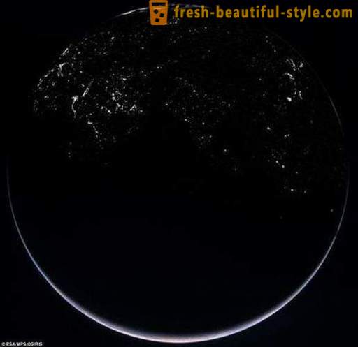 Изглед от орбитата на Земята