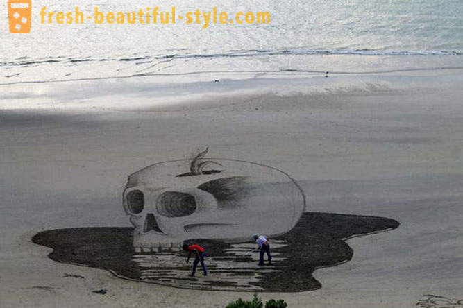 3D-чертежи на пясъка