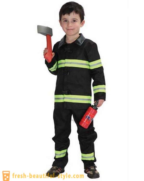 Детски костюм огън със собствените си ръце