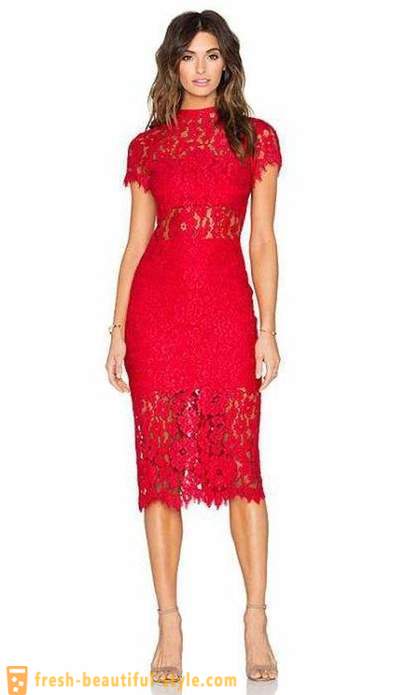 Червената рокля случай: най-добрата комбинация, особено избора и препоръка