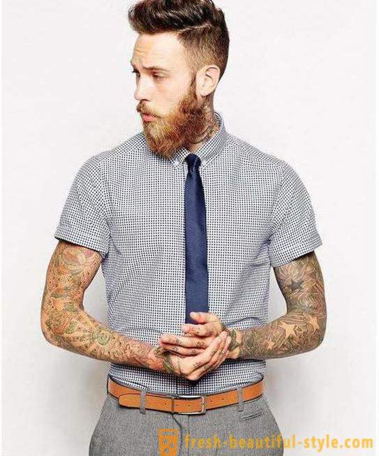 Равенство риза с къси ръкави по въпроса. Носенето на вратовръзка с кожух къс ръкав (снимка). Мога ли да носи вратовръзка с риза с къс ръкав на етикета?