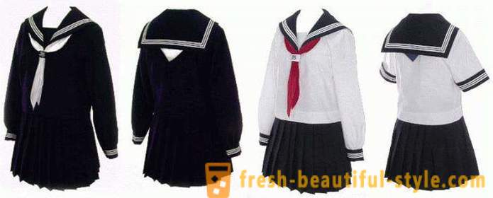 Японски училищна униформа като модна тенденция