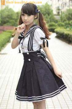 Японски училищна униформа като модна тенденция