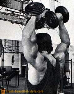Методи на мускулна маса: натиснете Арнолд
