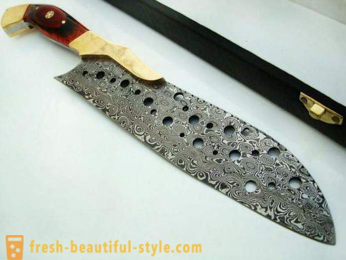 От дамаска стомана нож: основни характеристики