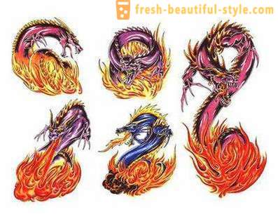 Dragon: Стойността на татуировка дизайни и скици. Как да изберем татуировка на дракон?