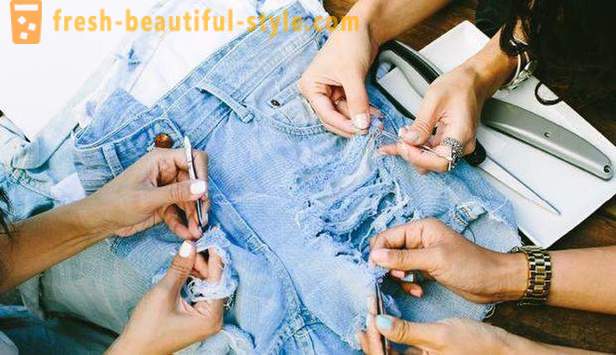 Модни съвети: Как да се отвори и ожулвания на дънките си?