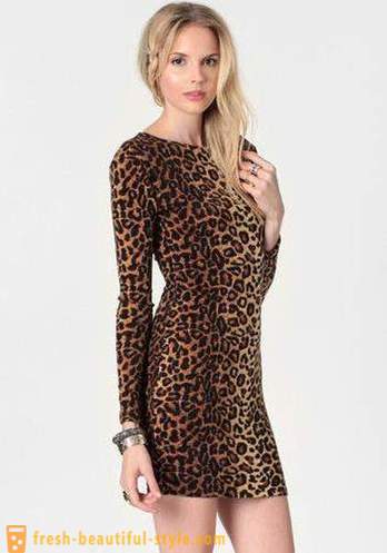 Leopard рокля красива хищник