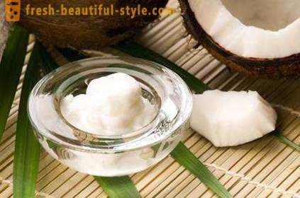 Кокосовото масло: използването на природен кожата и косата