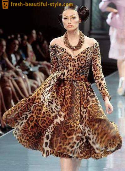 Leopard рокля: какво да облека и как да се носят?