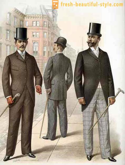 Мъжка мода на 19-ти век. тенденции